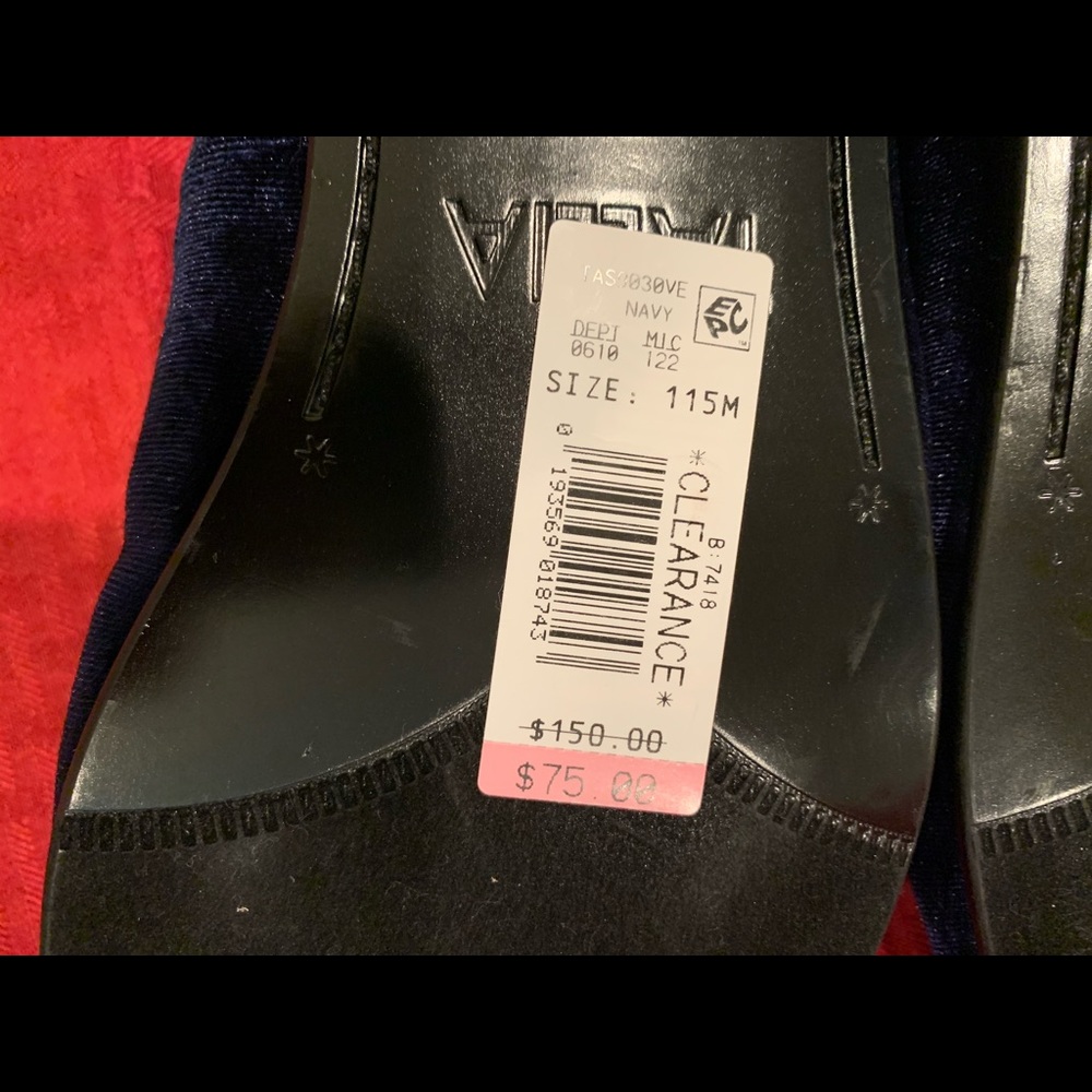 Tallia Enrico size 10.5 Crest shoe in blue - Picture 4 of 7